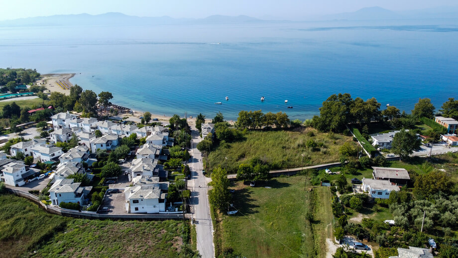 drone photography of a complex in Milies Pelion